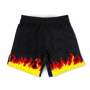 Pantalones cortos Mma personalizables para hombre Pantalones cortos de agarre para ropa de lucha Tela al por mayor Nueva sublimación Mma Hombres personalizados - Product Image 2
