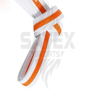 Cinturones de Graduación de Artes Marciales de Karate Personalizados de Alta Calidad, Color Liso, Poliéster/Algodón, Ligeros y Duraderos - Product Image 4