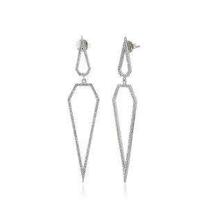 ต่างหูเพชรแท้เงินแท้ 925 ทำมือ ดีไซน์ใหม่ล่าสุด ปี 2026 ขายส่งเครื่องประดับชั้นดี - Product Image 2