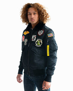 แจ็คเก็ตหนังบอมเบอร์ผู้ชาย, 2025เสื้อโค้ทผ้าใบกันน้ำกันลมเป็นมิตรกับสิ่งแวดล้อม - Product Image 4