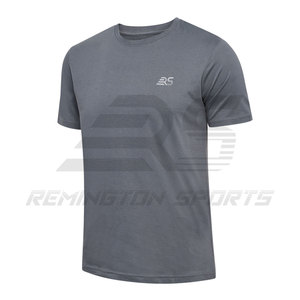 เสื้อยืดสำหรับผู้ชายสีทึบ - Product Image 2