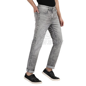 Jeans pour hommes, coupe slim, design tendance, prix raisonnable, confortables et respirants, jeans décontractés pour hommes - Product Image 2