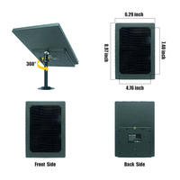 Panneau solaire multi-interface 12V ignifuge et durable Compatible USB pour accessoires de chasse Type d'élément de capteur CMOS