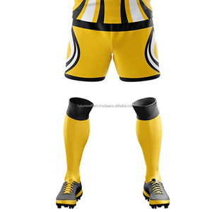 Conjunto de uniformes de rugby de diseño personalizado al por mayor, camisetas sublimadas de equipo, camisetas y pantalones cortos, camiseta de rugby de diseño personalizado - Product Image 4