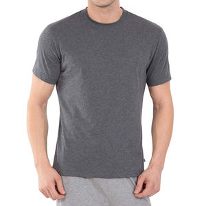 Camiseta de gimnasio de compresión con logotipo personalizado impreso para hombre, camiseta de gimnasio de compresión personalizada con cuello redondo y nuevo diseño de material de poliéster - Product Image 1