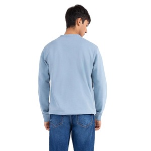 Sweat-shirt ras du cou à manches longues pour hommes, pull d'hiver à col rond, logo personnalisé, impression numérique solide d'approvisionnement ODM, dernière collection 300 GSM - Product Image 4