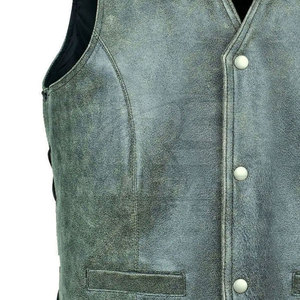 Chaleco de Cuero Personalizado para Hombre, Resistente, de Invierno, Diseño de la Mejor Calidad, Chaleco de Cuero Transpirable, Gran Venta - Product Image 5