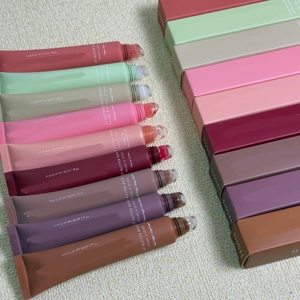 Nuevo Bálsamo <span class=keywords><strong>Labial</strong></span> Color Rosa, Brillo <span class=keywords><strong>Labial</strong></span> Humectante, Impermeable, de Larga Duración, Cosmético Vegano para el Cuidado Diario de los Labios - Product Image 1