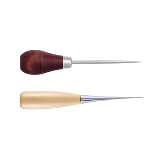 Poinçon en cuir à poignée en bois, poinçon à main pour la couture de chaussures, 2 pièces - Product Image 5