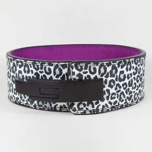 Ceinture d'haltérophilie de qualité supérieure avec boucle à levier Ceinture de dynamophilie de gymnastique robuste pour les squats Deadlifts Support de musculation - Product Image 5