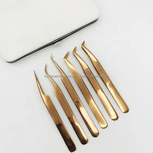 Pince à épiler antistatique en acier inoxydable solide à plasma KANEKA ENTERPRISES, pointe pointue, volume classique, outil pour les cils - Product Image 3