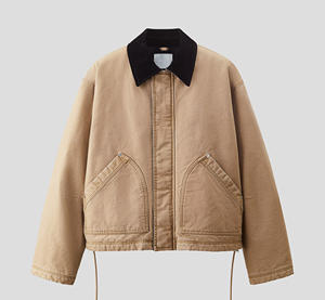 Fashion Non Hooded Man Jackets Casual <b>Canvas</b> Coat Outdoor Menswear Comfortable And Stylish - Product Image 1