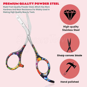 Small Lash <b>Scissors</b> <b>With</b> <b>Comb</b> For Precision Trimming And Eyelash Maintenance - Product Image 3