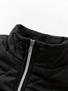 Meilleures ventes de doudoune d'hiver pour hommes, veste en cuir personnalisée, avec décoration en fourrure, service OEM - Product Image 3