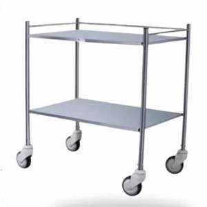 เตียงผู้ป่วยโครงสแตนเลส ปรับระดับความสูงได้ พร้อมคุณสมบัติความปลอดภัย ล้อเลื่อนเงียบ 4 ล้อ สีขาว ขนาดสั่งทำได้ รับประกัน 1 ปี - Product Image 2