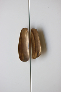 Premium Luxury <b>Brass</b> Finish Modern Cabinet Door Handles Knob Durable Metal <b>Drawer</b> <b>Pulls</b> Handmade Wardrobe Antirust Customized - Product Image 4