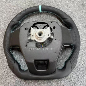 Volant sport en cuir et bois CE CUSTOM pour Toyota, adapté aux modèles Prado 120 150, Yaris, Tacoma, LC79, 4Runner, Mark X, CHR, série 79, Hiace - Product Image 5