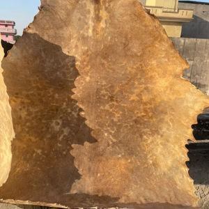 Peau de tambour naturelle, peau de tambour en cuir brut fabriquée à la main pour djembé, tabla, tambour à cadre et réparations - Product Image 4