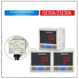 สวิตช์แรงดันดิจิตอล SMC รุ่น ISE30A เกจวัดแรงดันสุญญากาศ ZSE30AF ตัวควบคุมแรงดันสุญญากาศแบบบวกและลบ - Product Image 4