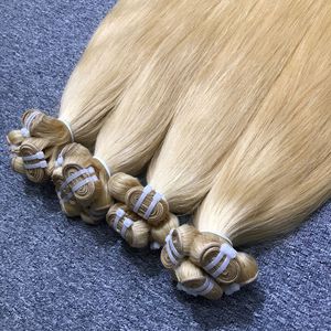 Cheveux naturels vierges de haute qualité une trame plate droite de donneur 100% extension de cheveux bruts pour les femmes - Product Image 4