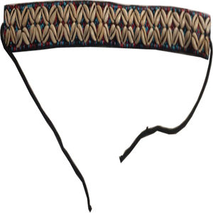 Ceinture perlée en coton pour femmes mode sac noir blanc Western OEM Logo Style boucle tissu emballage pièces couleur ind - Product Image 3