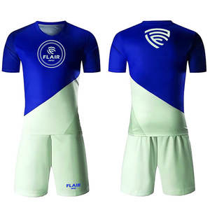 Tenue de football unisexe de haute qualité, design personnalisé, impression par sublimation, maillot de football respirant à manches courtes, ensembles uniformes - Product Image 5
