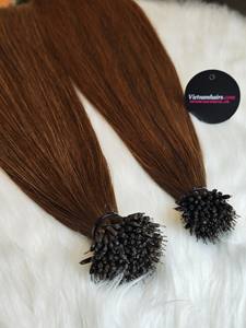 Fabriqué au Vietnam meilleure qualité Nano link Extensions de cheveux 100% cheveux humains pleine cuticule vierge cheveux prix de gros 2025 - Product Image 2