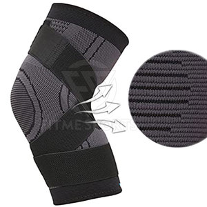Genouillères légères, respirantes, écologiques, hautement antidérapantes, à haute élasticité pour un ajustement sûr lors des entraînements sportifs, CrossFit - Product Image 5