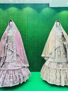 Majestuoso esplendor nupcial 10 exquisitos diseños Farsi Sharara Full Heavy Flare lujo Dupattas indio pakistaní bodas terciopelo - Product Image 2