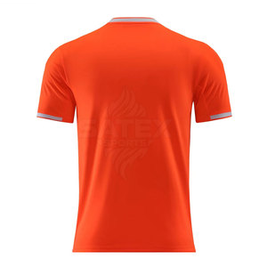 Maillot de football à col en V 100 % polyester respirant et à séchage rapide, haute qualité, personnalisable pour l'entraînement en équipe, collection 2025, à prix réduit - Product Image 2