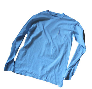 OEM conception de logo personnalisé hommes grande taille 200g sweats blancs à manches longues 200g polyester brodé croix solide anti-rétrécissement - Product Image 5