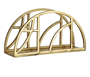 Gold Accessories <b>Napkin</b> Holder Square Metal Elegant Wedding big Square shape <b>Napkin</b> holder storage - Product Image 3