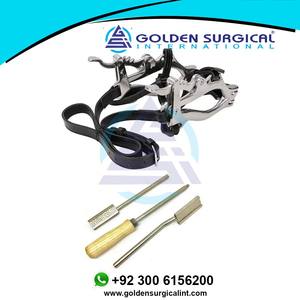 Spéculum dentaire pour chevaux et poneys, écarteur buccal avec plaques en cuir, en acier inoxydable avec flotteur - Product Image 5