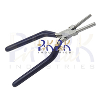 Pince à mandrin ovale 4 mm x 6 mm, 5 mm x 7,5 mm, avec mâchoires en acier inoxydable et poignées en PVC pour sertissage de circlips, dénudage de fils et coupe