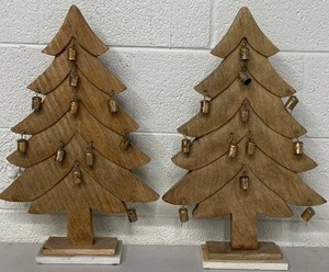 Árbol de Navidad de Madera Ecológico Moderno de Creaciones Antiguas con Tamaño y Forma Personalizables - Product Image 1