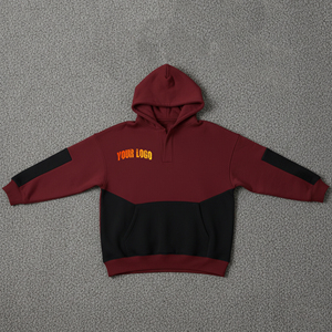 Vente chaude vêtements d'hiver lourds goutte épaule surdimensionné sweats à capuche pour femmes 100% coton polaire tenue décontracté sweat à capuche et sweat - Product Image 4