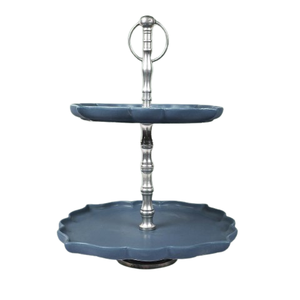 Soporte de pastel galvanizado de la mejor calidad de forma redonda de un solo nivel para decoración de mesa de boda y fiesta herramientas de pastel molde de resina epoxi - Product Image 6