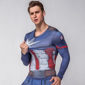 Summer 3D Print New <b>Compression</b> <b>Shirt</b> Rashguard Bodybuild Cross Short Sleeve Jiu Jitsu MMA Fitness Quick Dry Tights Rash Guard - Product Image 3