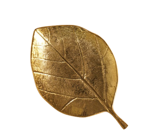 Vaisselle en acier/métal de service de table de conception de feuille finie d'or faite sur commande de vente chaude pour le dîner de mariage pour le service de nourriture - Product Image 6