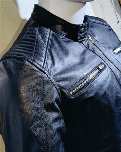 Chaqueta de piel de oveja de invierno de calle alta para hombre al mejor precio del fabricante directo cremallera con soporte con capucha de tela de alta calidad - Product Image 5