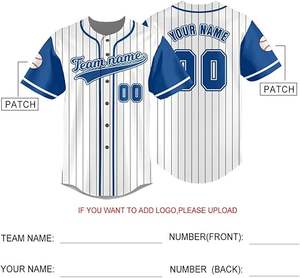 Venta al por mayor personalizado Toronto equipo 100% poliéster hombres deporte Jersey transpirable y cómodo béisbol y camisetas de Softbol - Product Image 3