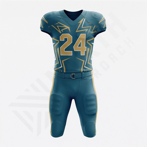 Uniforme de Fútbol Americano Sublimado de Alta Calidad, Hecho a Medida, 100% Poliéster, Último Diseño, Ropa Deportiva de Calidad Profesional - Product Image 1