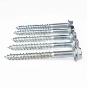 Metric Carbon Steel Coarse Thread Mounting <b>Screws</b> 10x100mm 20 Pieces Zinc Plated - Product Image 2