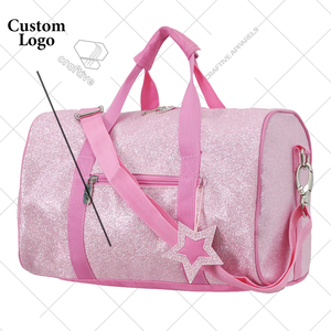 Sac de sport personnalisé pour pom-pom girl avec paillettes, brillant, scintillant, éblouissant, grande capacité, luxe, pour l'esprit d'équipe - Product Image 1