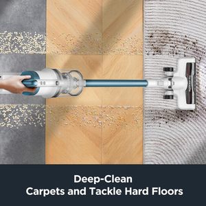 เครื่องดูดฝุ่นไร้สายราปิดคลีน โปรสำหรับพื้นแข็ง ไฟหน้าแบบ LED สำหรับเครื่องดูดฝุ่นแบบแท่งน้ำหนักเบา สะดวกสบายทั้งแบบแท่งและแบบมือถือ - Product Image 3