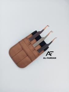 Meilleure vente de pince à épiler d'extension de cils maigres à 90 degrés pointe en or rose en acier inoxydable massif avec logo personnalisé pince à cils - Product Image 5