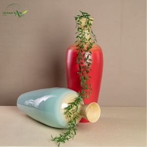 Vase de table en bambou enroulé - Décoration écologique et durable - Product Image 6