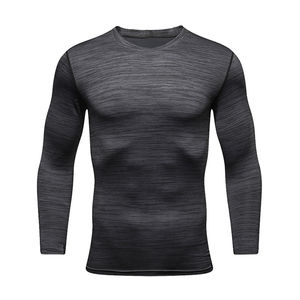 Alta calidad por encargo nuevo diseño de compresión personalizada camisa de manga larga sublimada impresa Rash Guard para hombre - Product Image 3