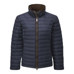 Veste matelassée en toile pour homme, col montant, fermeture éclair, qualité supérieure, vente en gros, service OEM, design personnalisé - Product Image 1