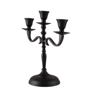 Candelabro de 3 Brazos para Fiestas de Cumpleaños, Decoración de Mesa Navideña, Candelabro de Metal para Portavelas, Decoración Navideña - Product Image 5